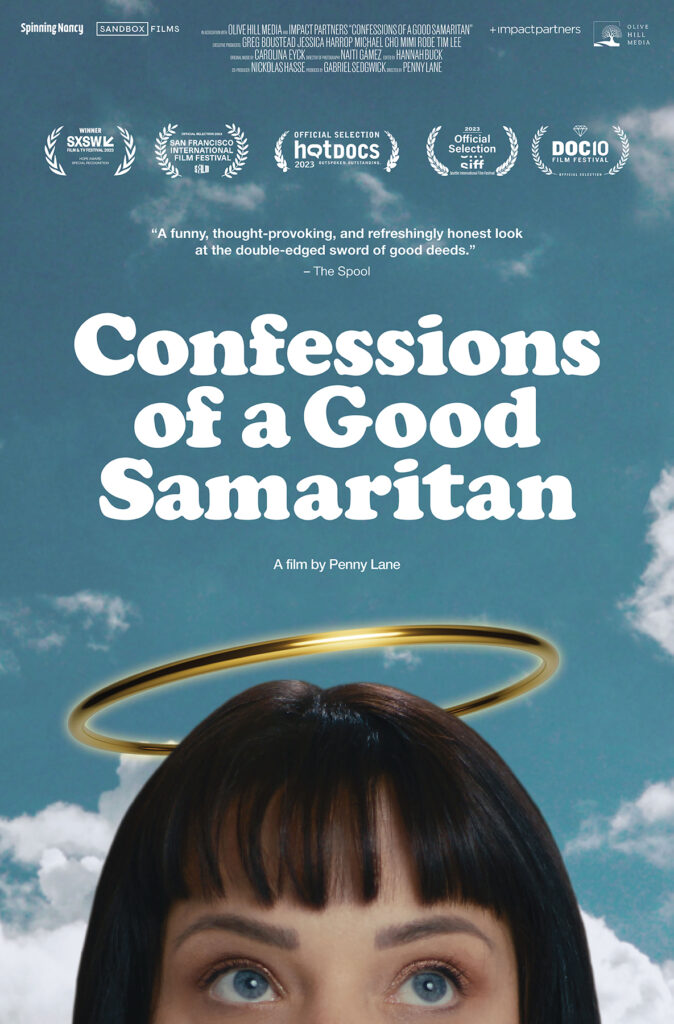 The film poster for “Confessions of a Good Samaritan.” 