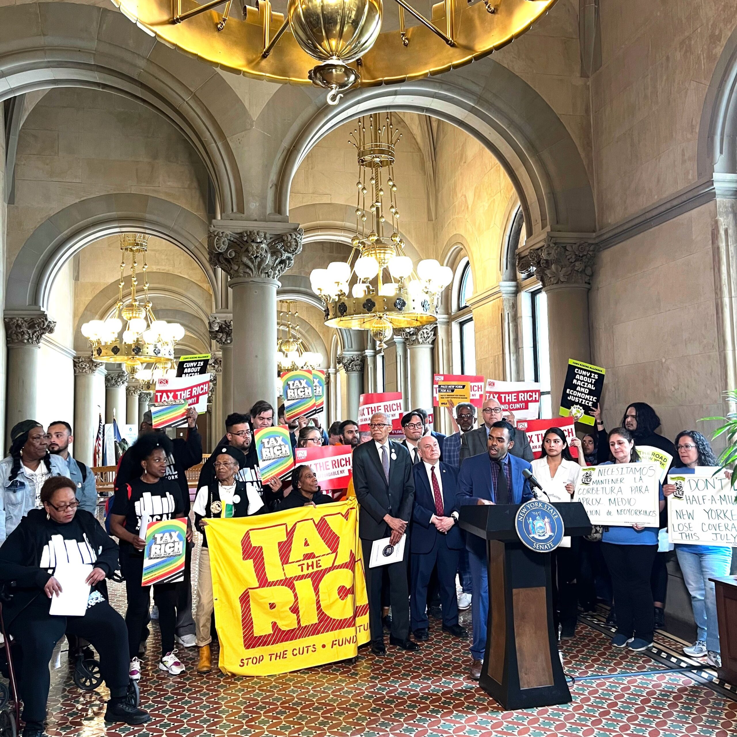 Tax the Rich Rally on Apr 28, Pt 2 - The Sanctuary For Independent Media